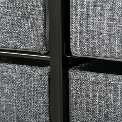 7-Bin Dresser Storage Tower Cabinet Organizer Unit, Easy Pull Fabric Bins with Metal Frame for Bedroom Storage Cabinets at Gallery Canada