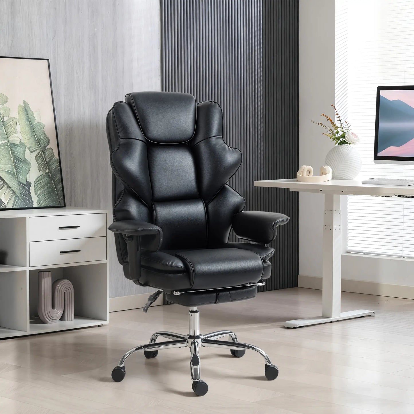 Big and Tall Office Chair, 400 lbs, Overstuffed Desk Chair Executive & Manager Chairs at Gallery Canada