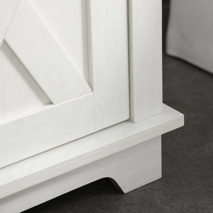 Farmhouse Bathroom Sink Cabinet, Double Door Storage, White Bathroom Cabinets at Gallery Canada