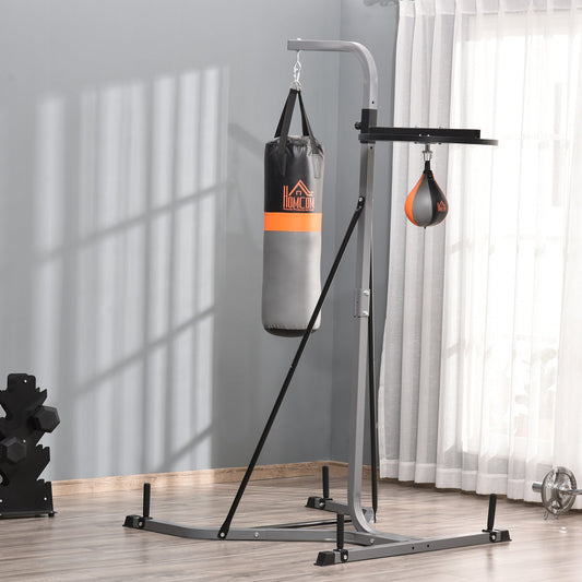 Punching Bag Holder and Speed Ball Exercise Punching Bag Stand with Punching Ball 45.25"L x 61.75"W x 87"H Load 220lb - Gallery Canada