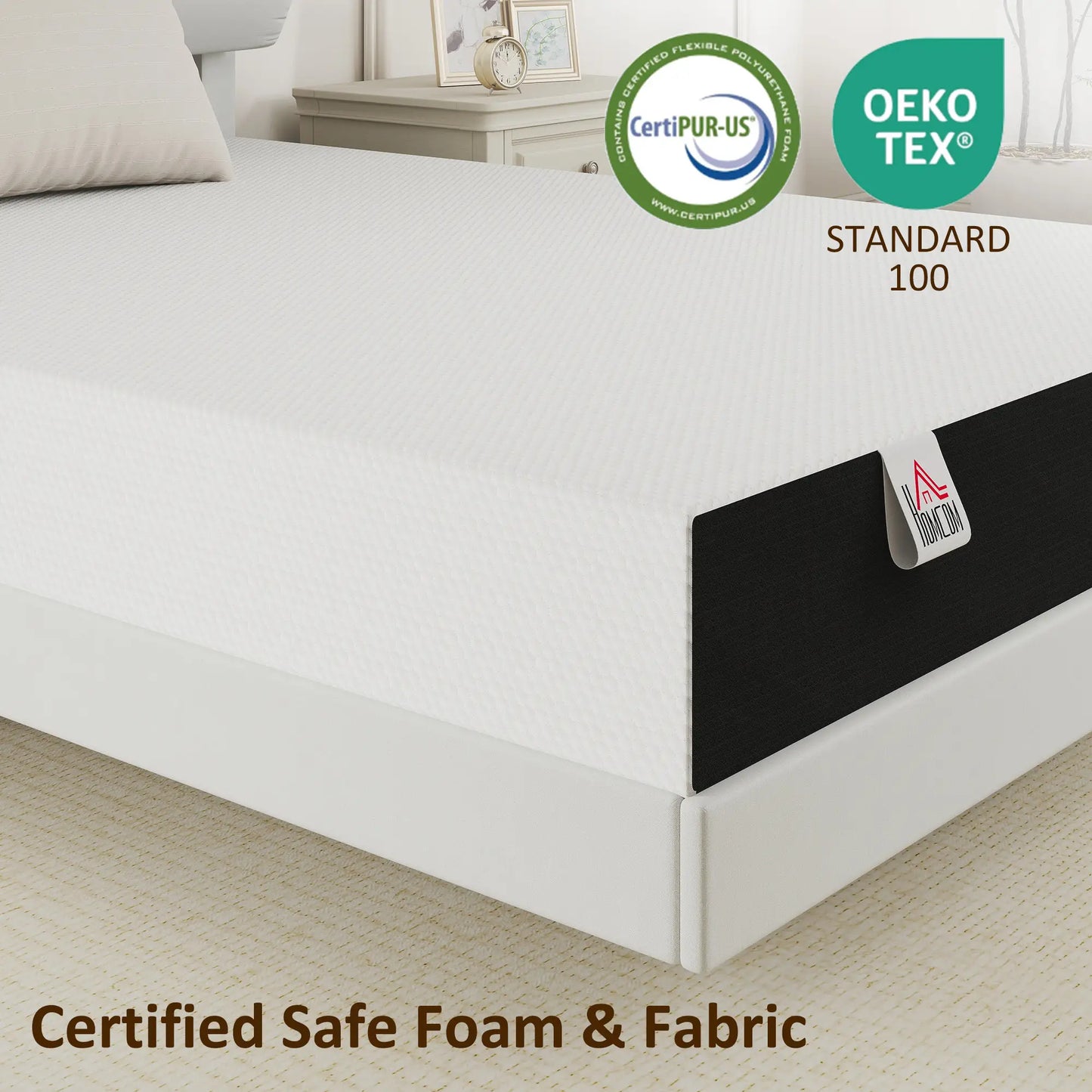 8 Inch Memory Foam Mattress, Medium Firm, CertiPUR-US Certified Mattresses at Gallery Canada