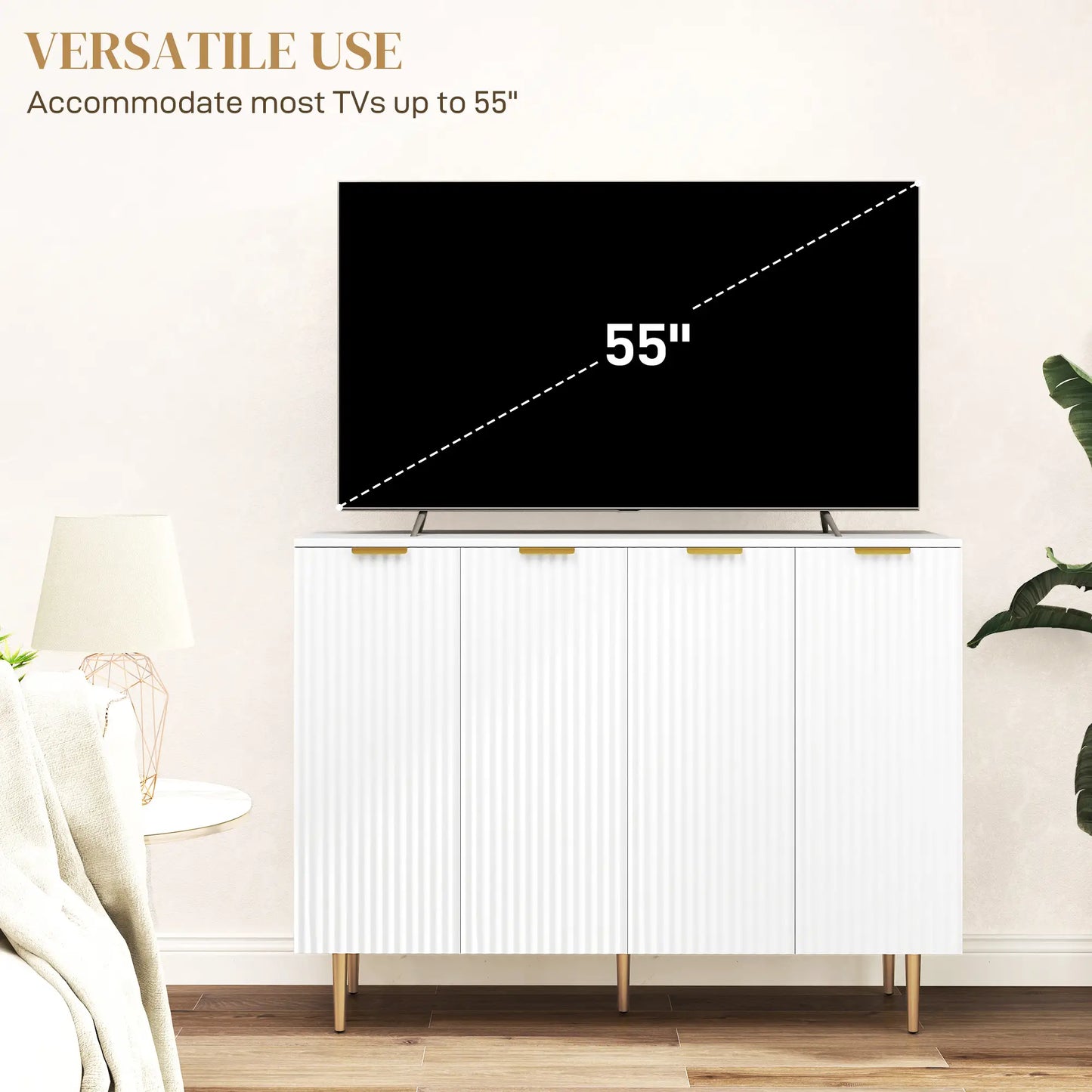 Modern Kitchen Storage Cabinet, Adjustable Shelves, White Bar Cabinets at Gallery Canada