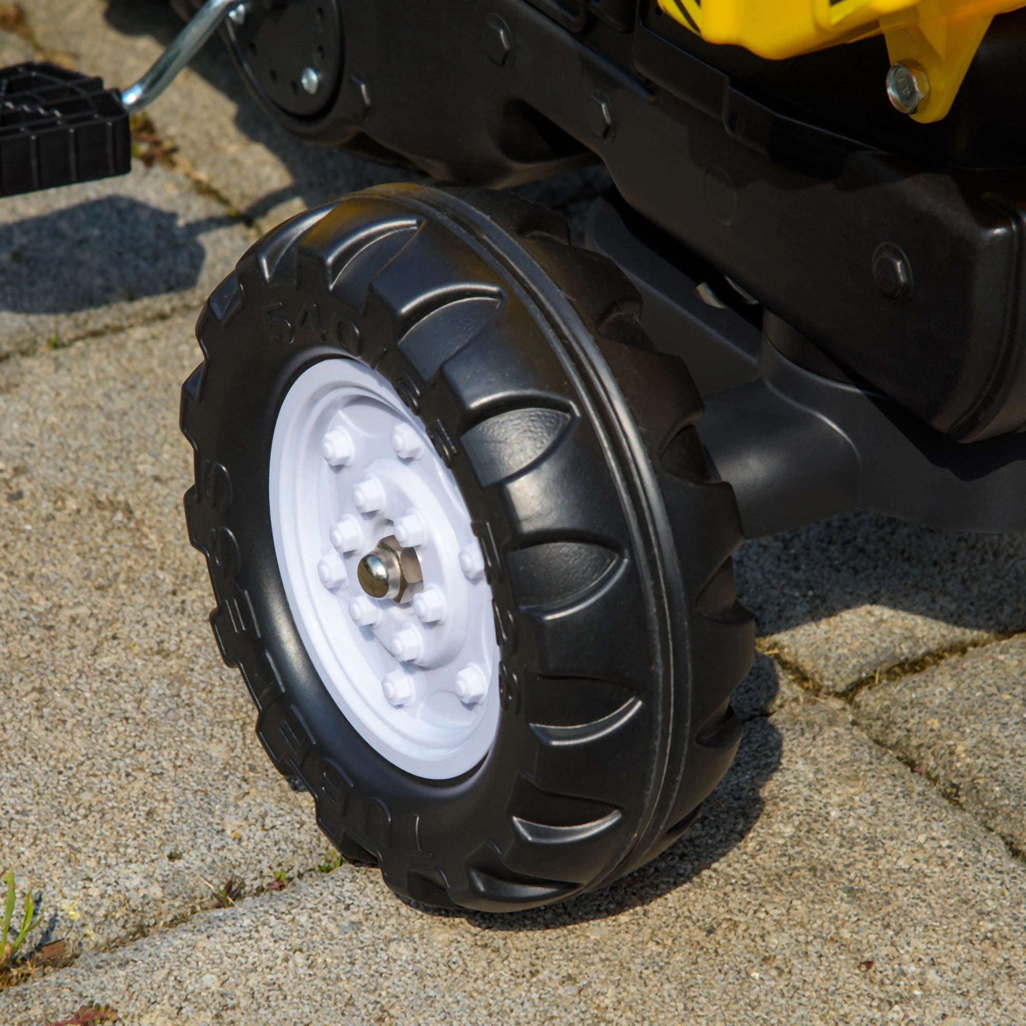 Kids Ride On Toy Dump Truck, Pedal Construction Car with Trailer, Yellow Toy Excavators at Gallery Canada