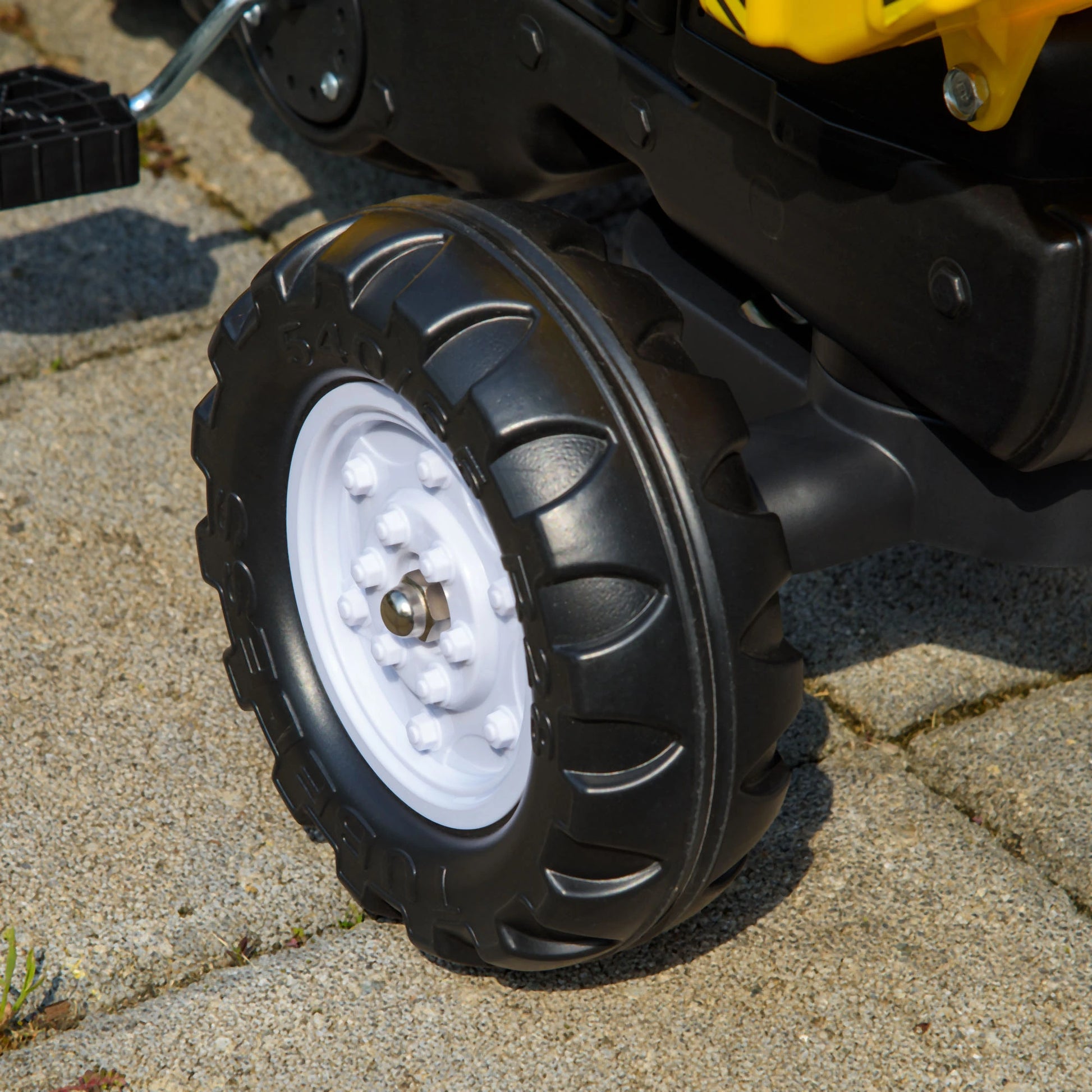 Kids Ride On Toy Dump Truck, Pedal Construction Car with Trailer, Yellow Toy Excavators at Gallery Canada