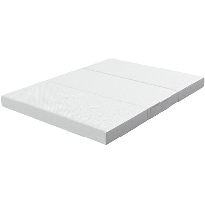 Foldable Queen Mattress, 6 Inch Tri Fold Memory Foam, Washable Cover Mattresses Multi Colour at Gallery Canada