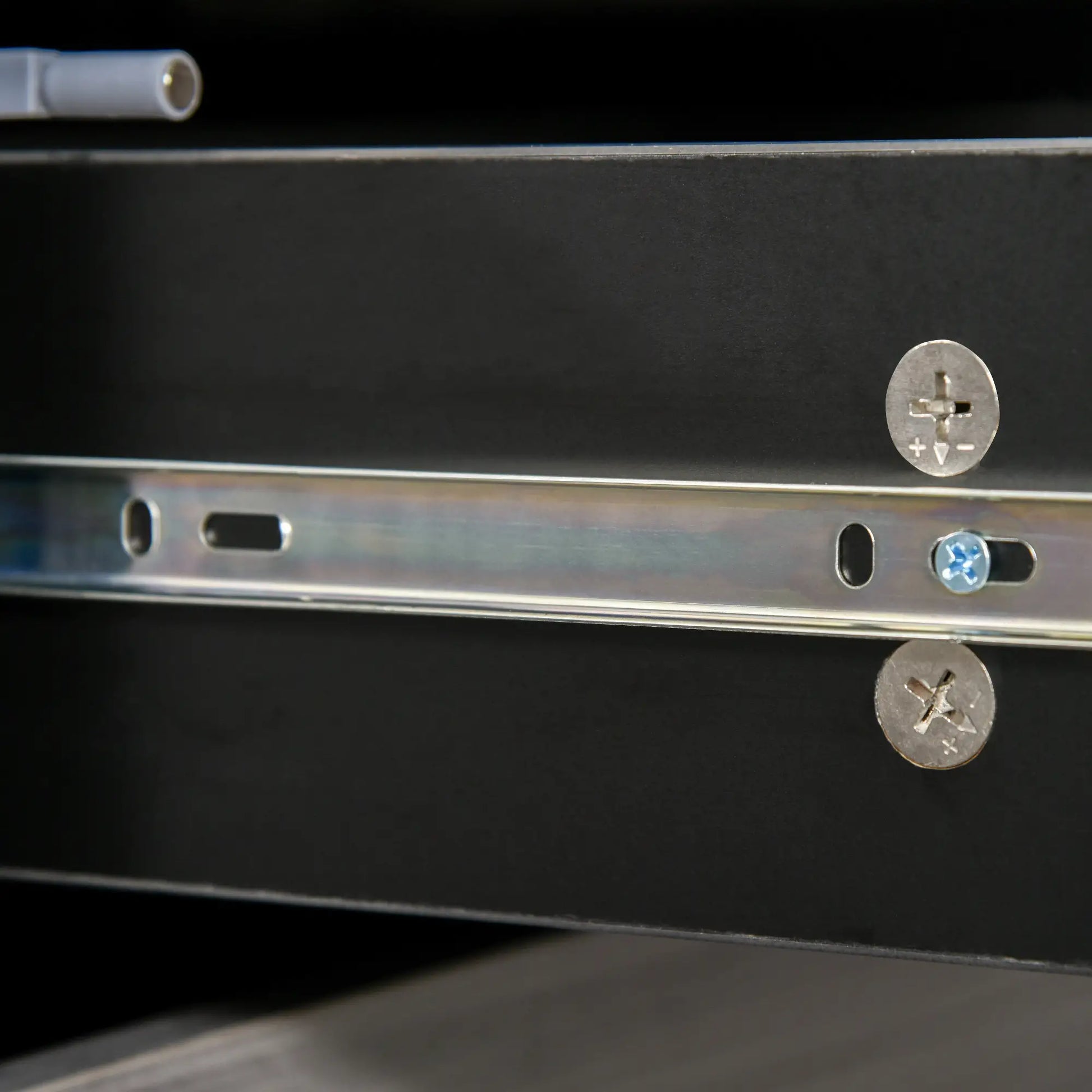 Modern Kitchen Sideboard, Coffee Bar Cabinet with 2 Drawers, Black Bar Cabinets at Gallery Canada