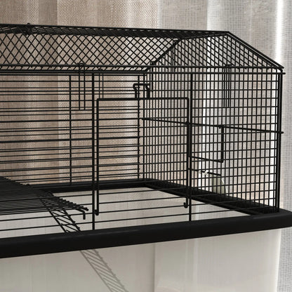 Hamster House, Gerbil Habitat, Wheels, Detachable Bottom, Black Hamster Cages at Gallery Canada