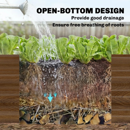 6 x 3 x 1ft Galvanized Raised Garden Bed, Reinforced Outdoor Planter Box Galvanized Planter Boxes at Gallery Canada