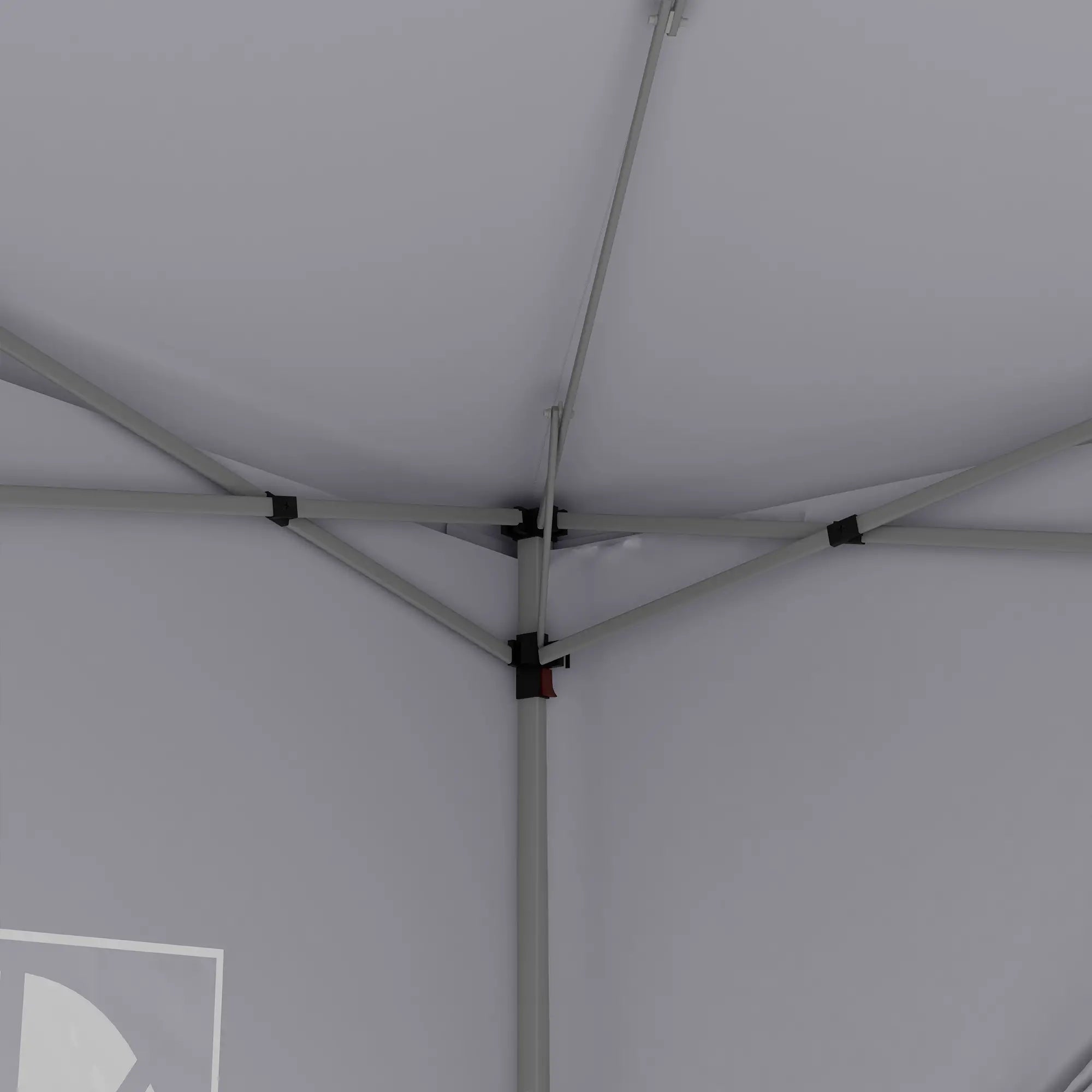 9.7' x 9.7' Outdoor Pop Up Tent, Wedding Gazebo Canopy, White Pop Up Canopies at Gallery Canada