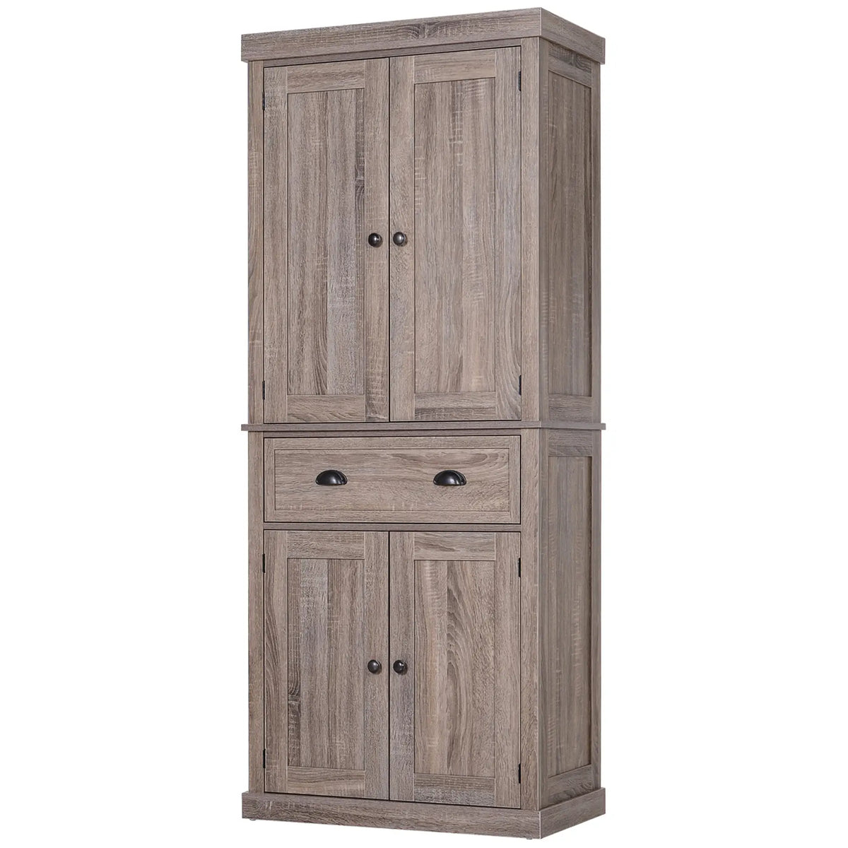 Kitchen Cabinet With 2 Drawers, MDF Board, Wood Grain Kitchen Pantry Cabinets at Gallery Canada