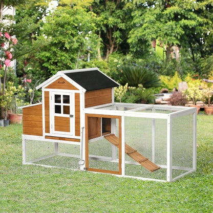 Large Chicken Coop With Nesting Box, For 2-4 Chickens, Orange And White Chicken Coops at Gallery Canada