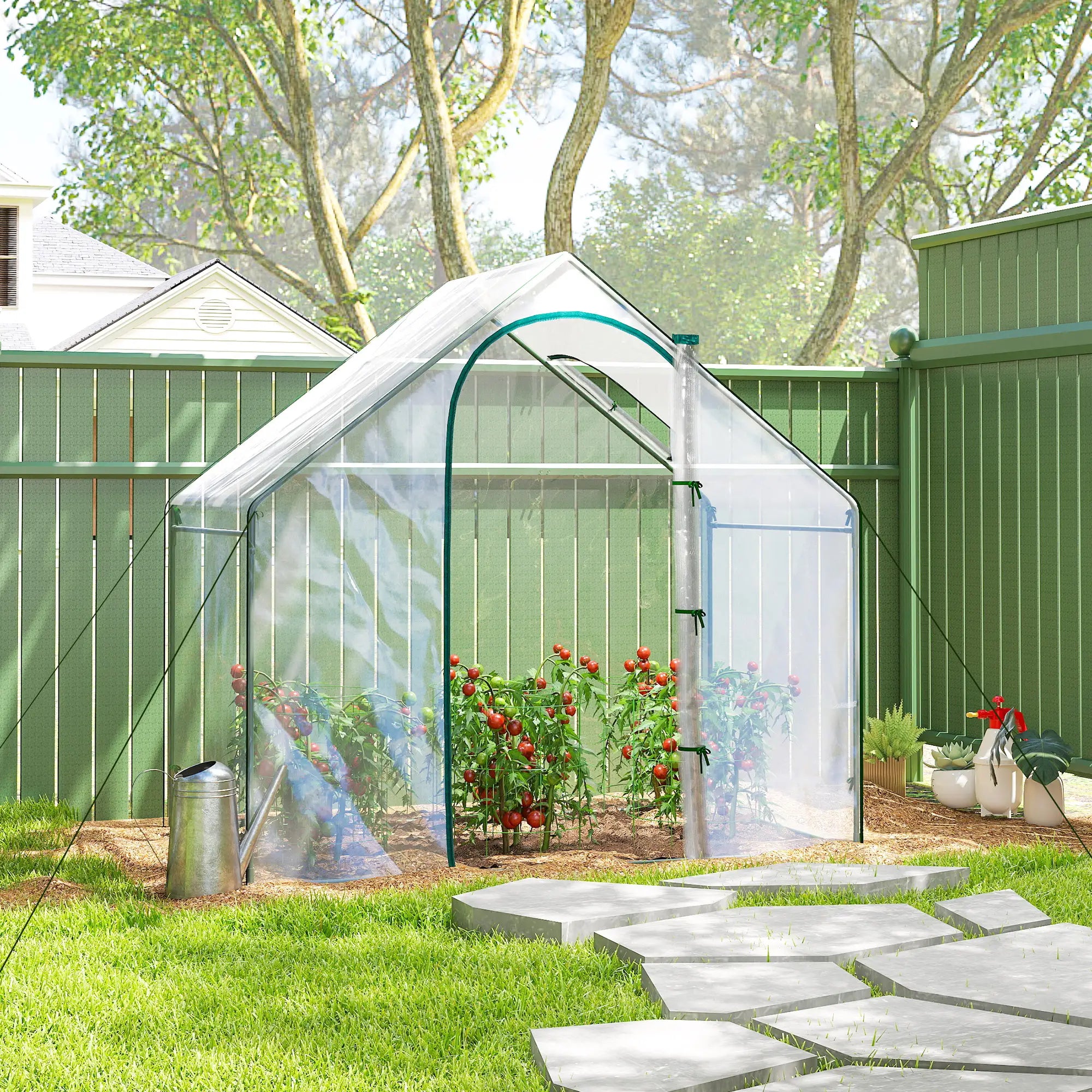 6'x3.3'x5.5' Walk-in Greenhouse, Portable Mini for Plants, Clear Cover Mini Greenhouses at Gallery Canada