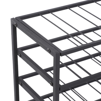 9-Tier Metal Wine Rack, 54 Bottles, Freestanding, Black Wine Racks at Gallery Canada