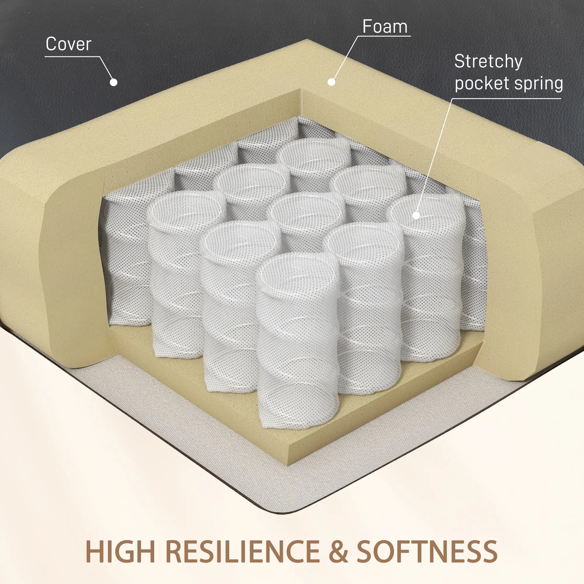 8-Point Vibration Massage Recliner Chair, PU Leather, 360° Swivel, Black Single Sofas at Gallery Canada