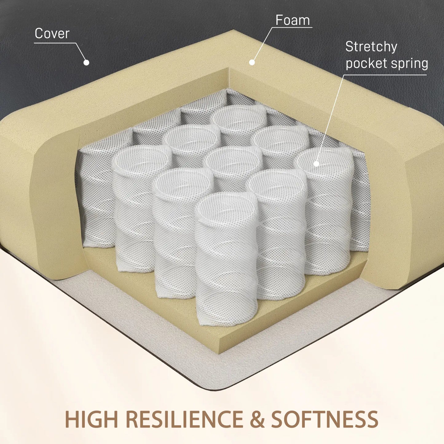 8-Point Vibration Massage Recliner Chair, PU Leather, 360° Swivel, Black Single Sofas at Gallery Canada