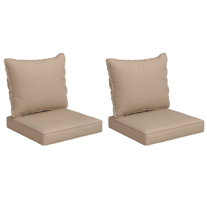 4-Piece Seat Cushion Pillows, Patio Chair Cushions Set, Beige Patio Chair Cushions at Gallery Canada