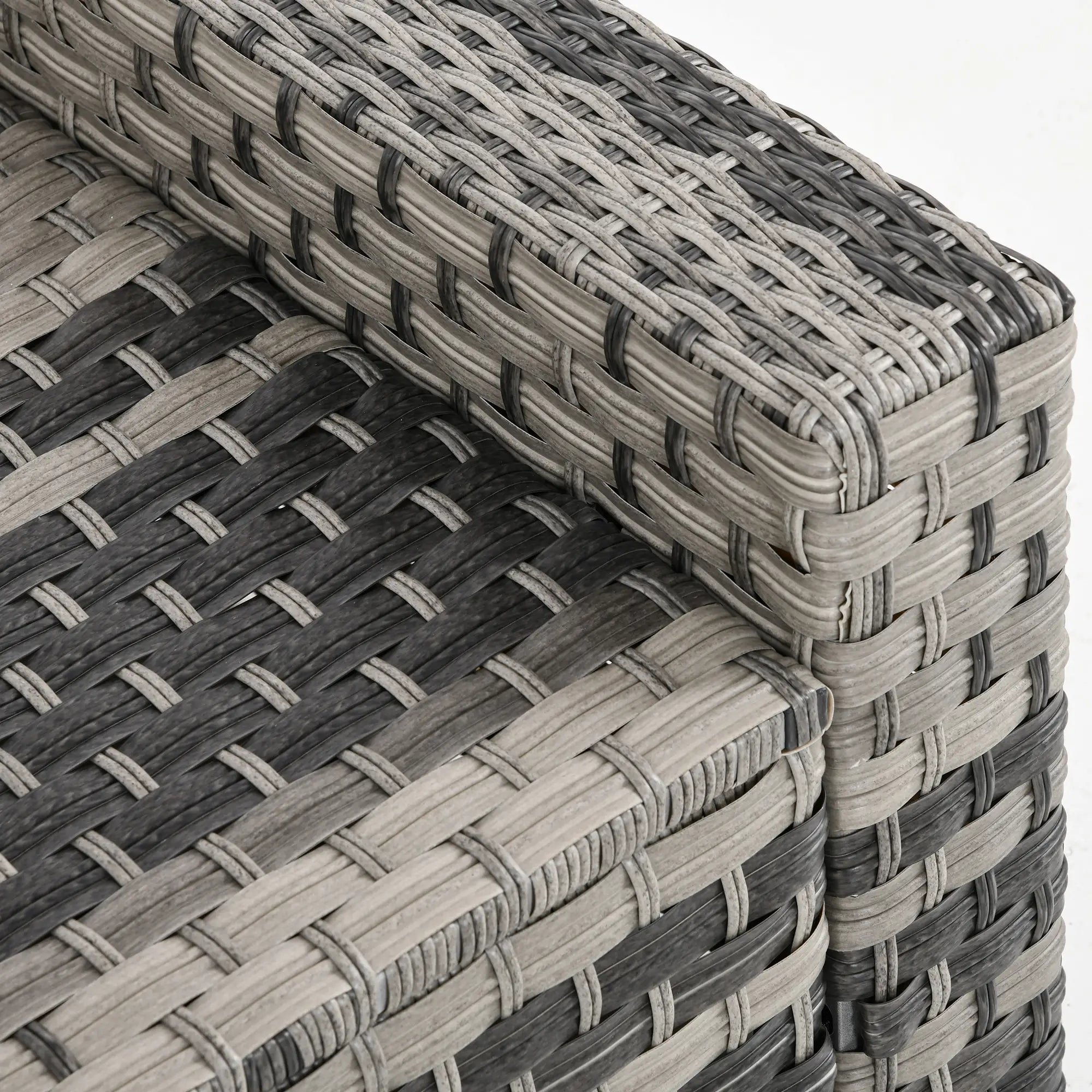 5-Piece Patio Furniture Set, Outdoor Rattan Wicker, Grey Patio Furniture Sets at Gallery Canada