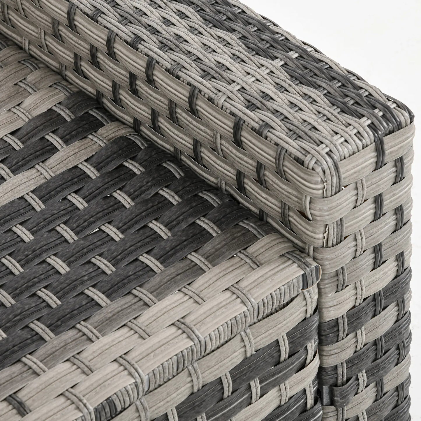 5-Piece Patio Furniture Set, Outdoor Rattan Wicker, Grey Patio Furniture Sets at Gallery Canada
