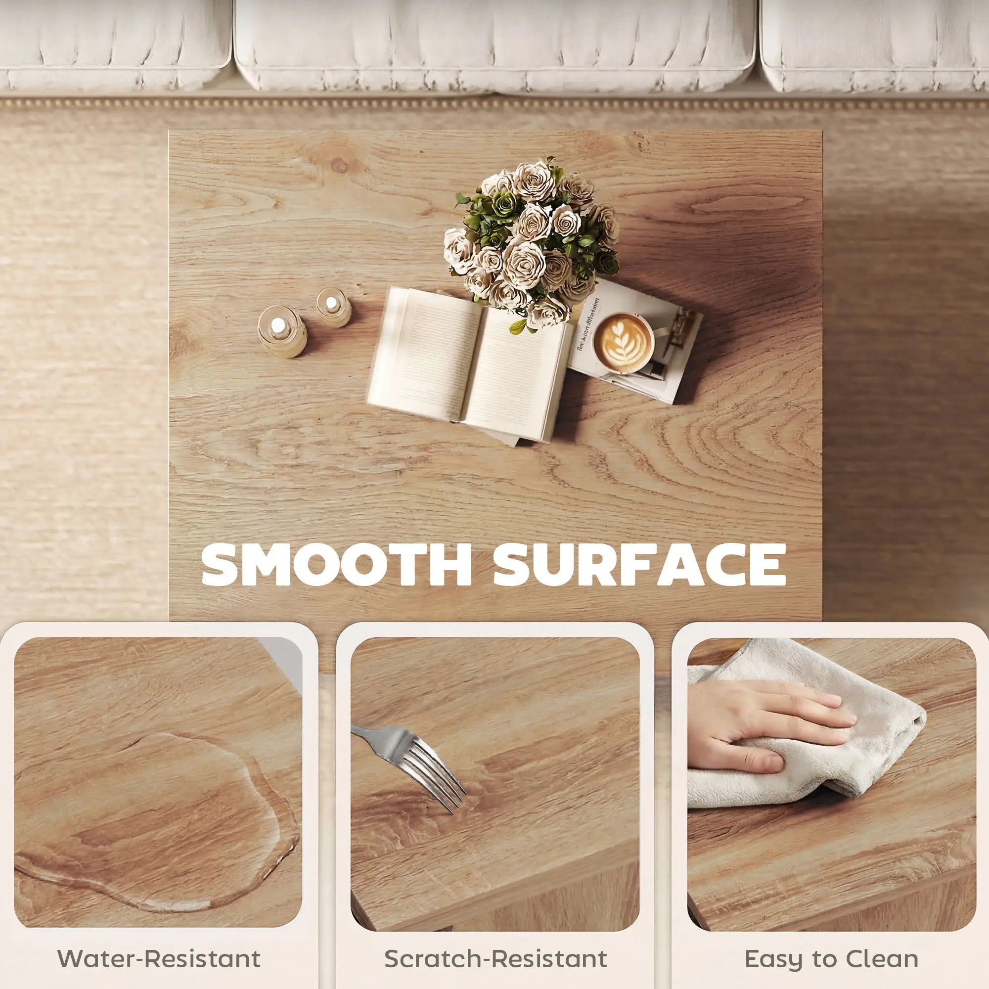 Square Coffee Table, 1.6