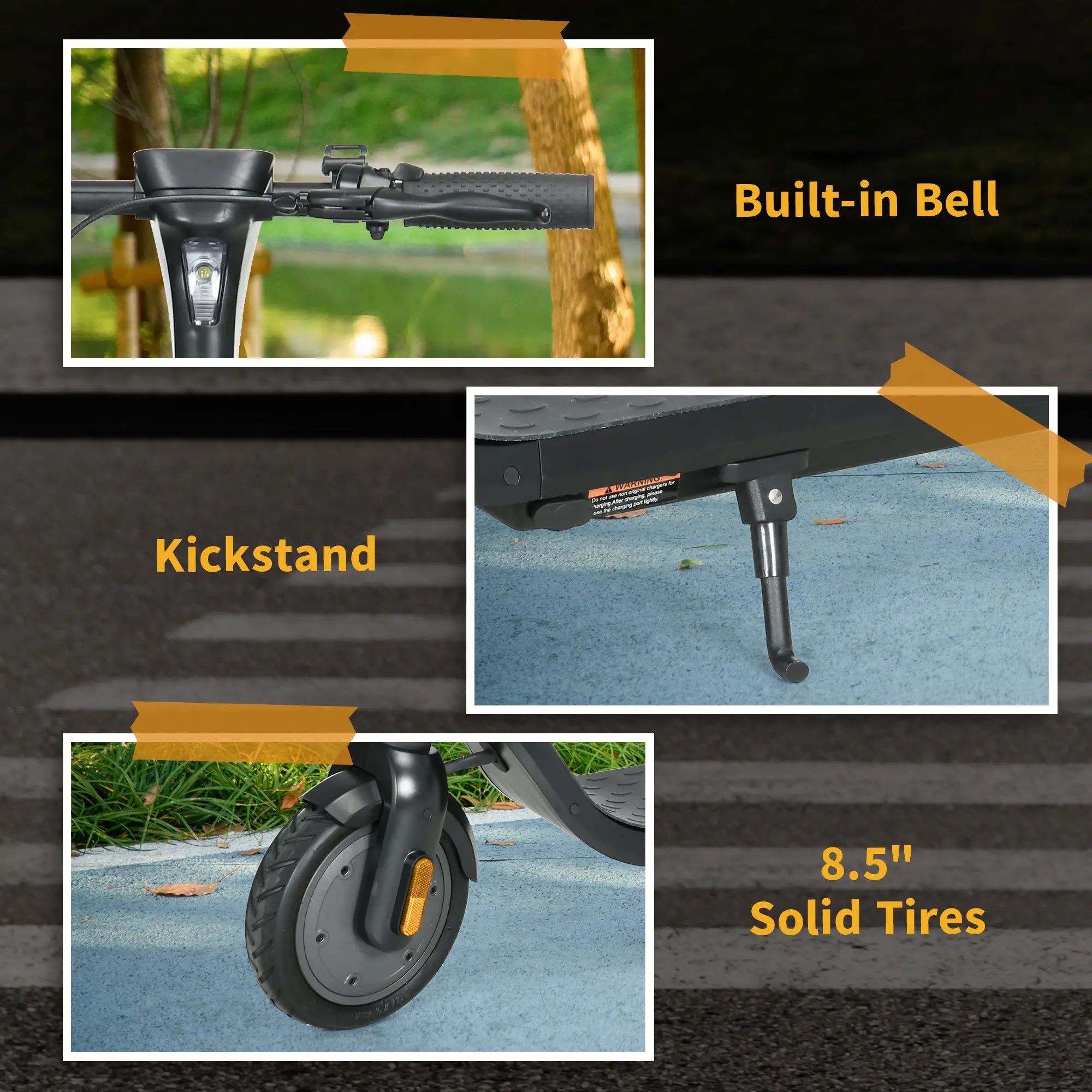 Folding Electric Scooter, 25KM/H, 35KM Range, 330LBS Max Load Scooters at Gallery Canada