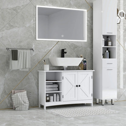 Bathroom Vanity Cabinet, Under Sink Storage, Double Doors, White Sink Cabinets at Gallery Canada