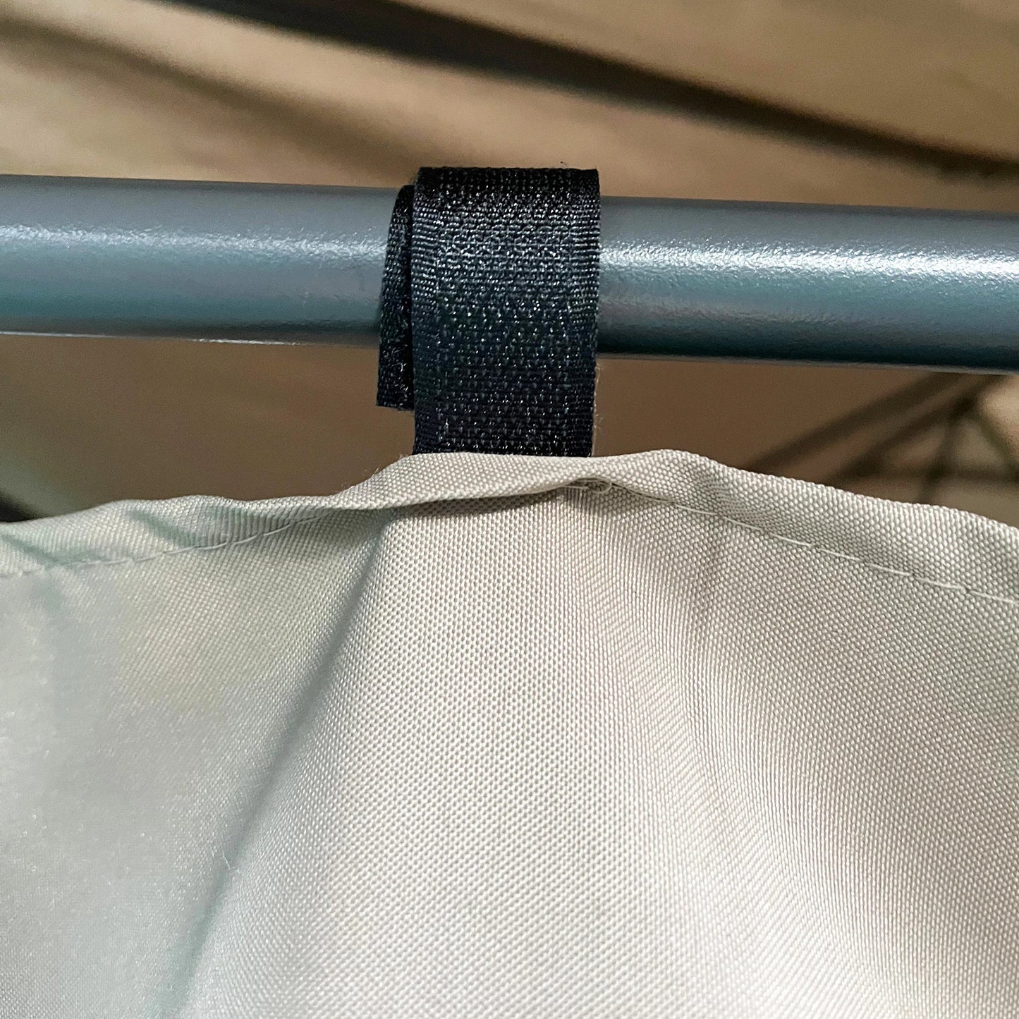 13'x10' Steel Patio Gazebo, Soft Top, 6 Removable Curtains, Khaki Gazebos at Gallery Canada