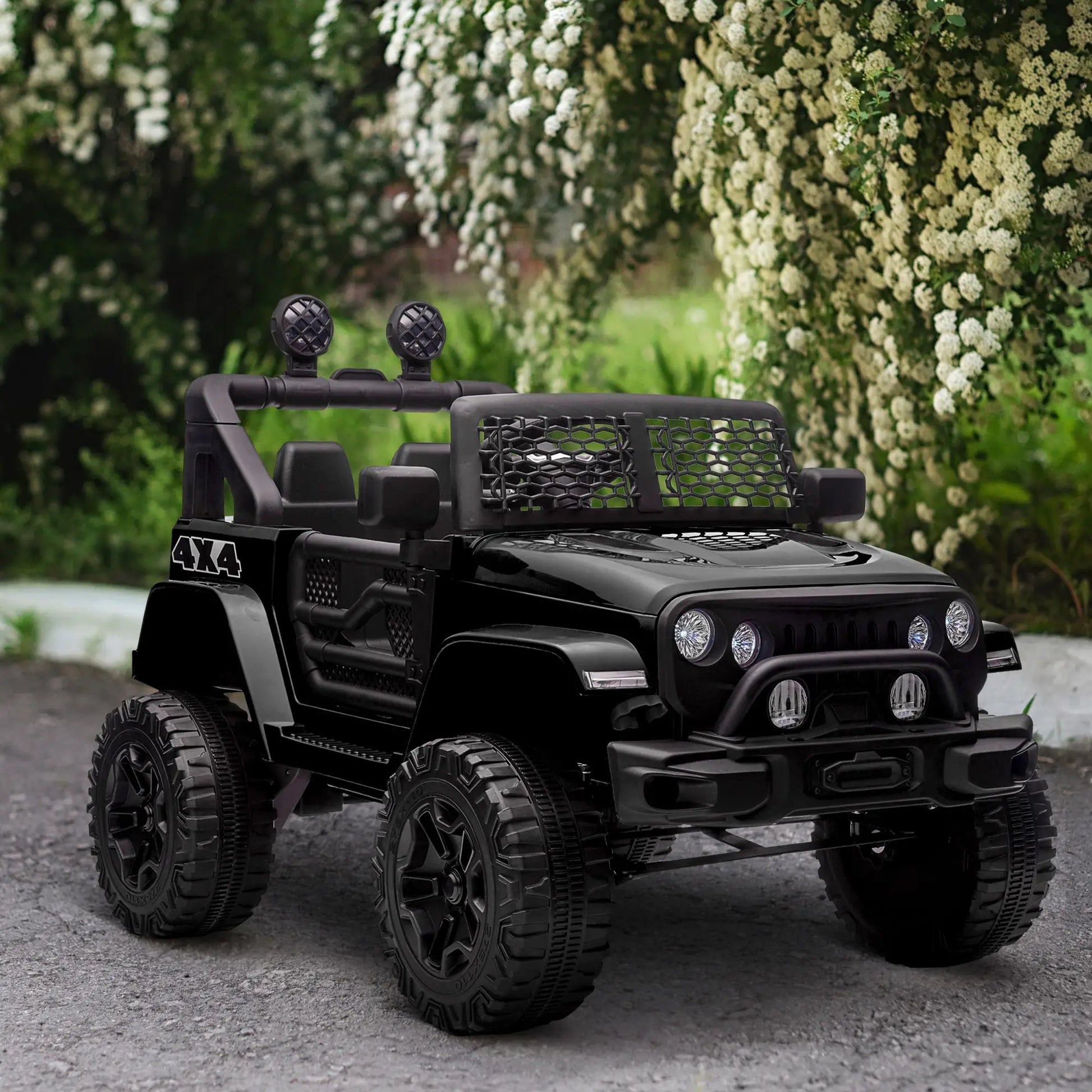 12V Kids Ride On Car, Off Road Truck Toy, Parent Remote, Black Electric Toy Cars at Gallery Canada