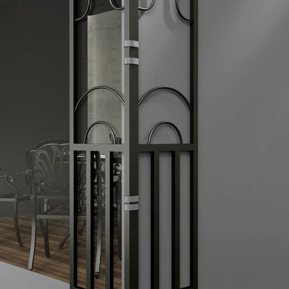 10' x 13' Wall Pergola, Outdoor Gazebo, 2 Curtains, 2 Nettings, UV Resistant, Light Grey Pergolas at Gallery Canada