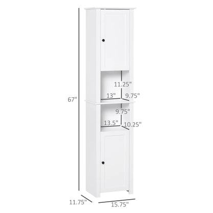 Tall Medicine Cabinet, Freestanding Bathroom Storage, White Bathroom Cabinets at Gallery Canada