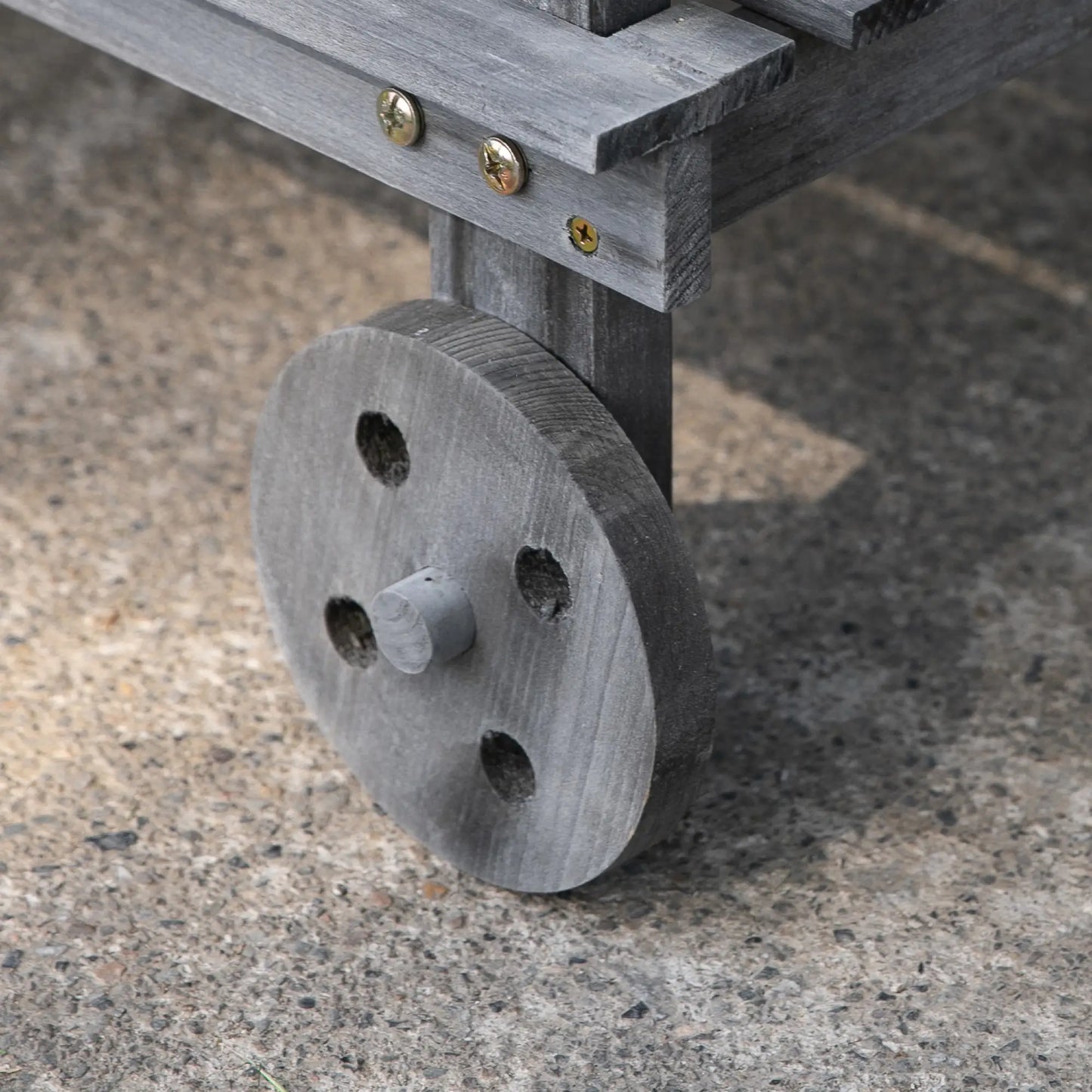 36" Wooden Potting Bench, Work Table, 2 Wheels, Sink, Drawer, Gray Potting Benches & Tables at Gallery Canada