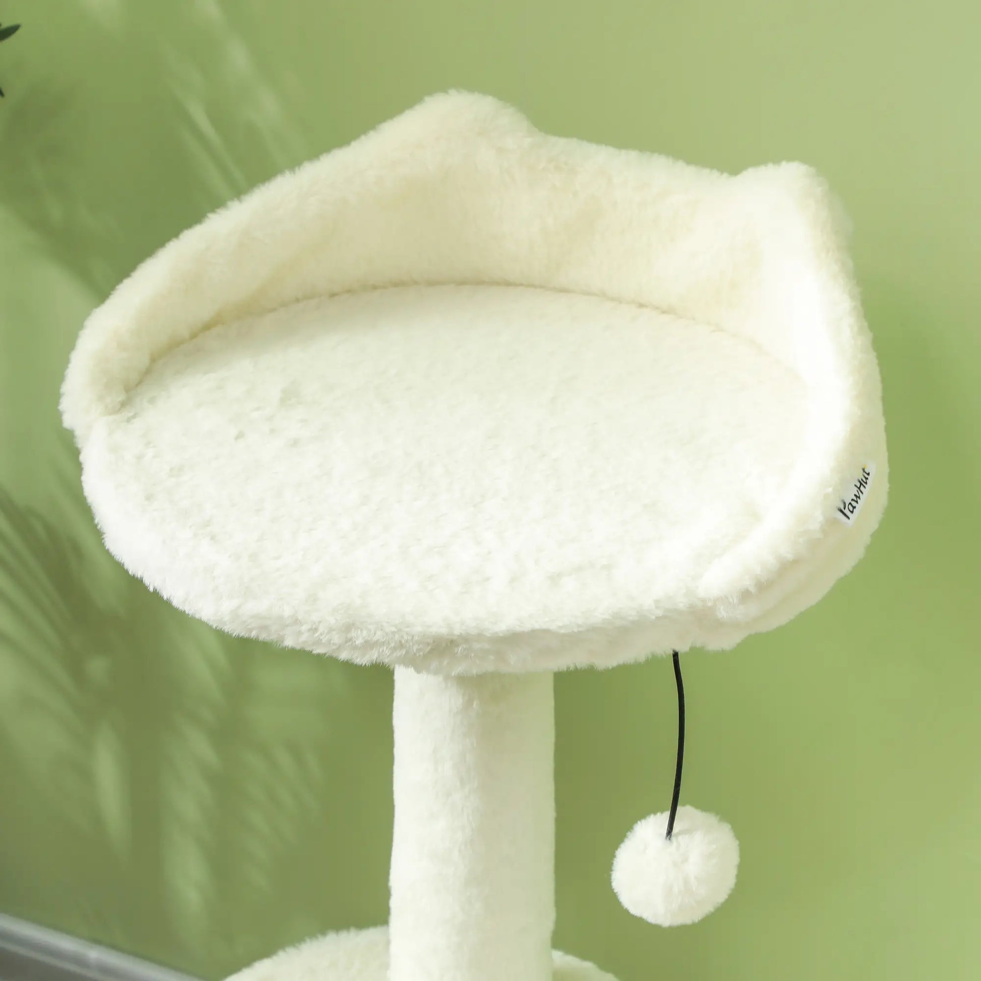 31" Cat Tree Tower, Scratching Posts, Condo, Beds, Platform, Toy Ball, Cream White Cat Towers at Gallery Canada