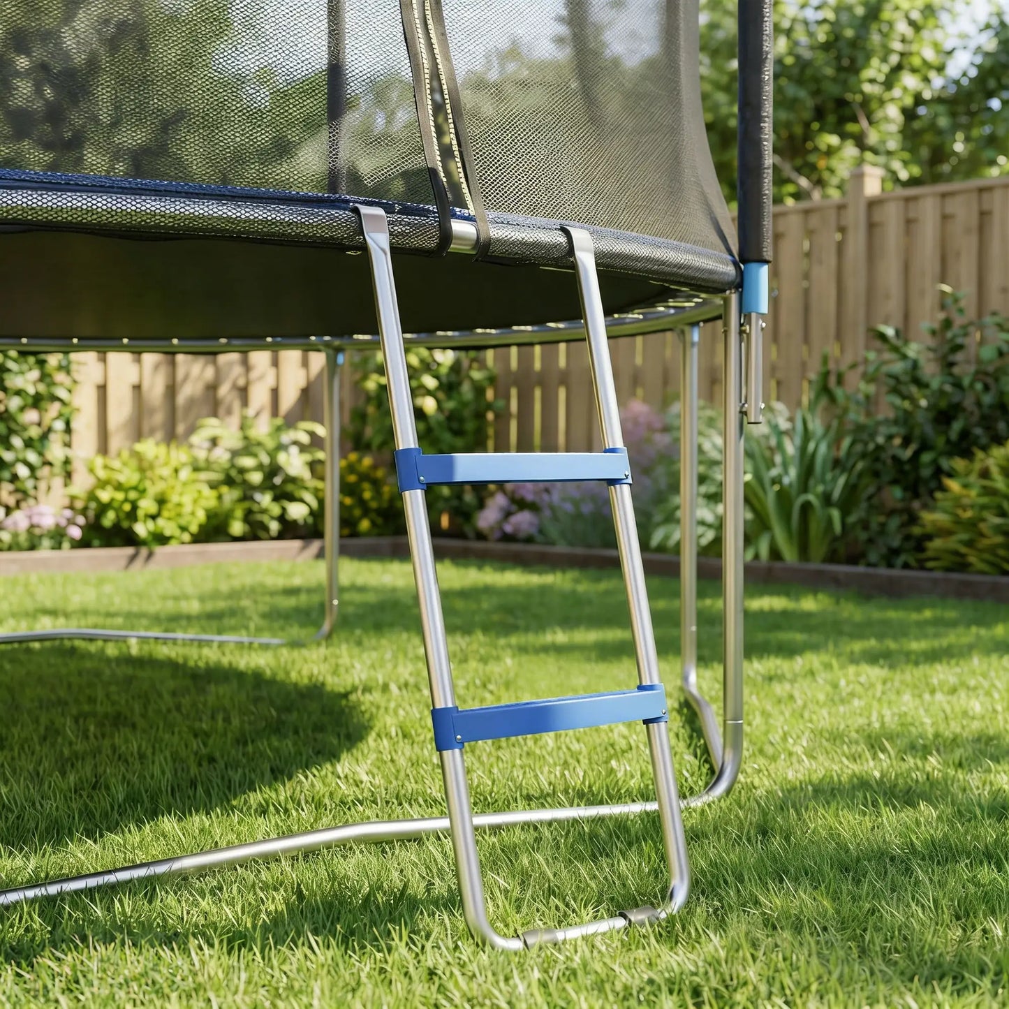 Trampoline Ladder, 2 Steps, Galvanized Steel, 330LBS Capacity Trampolines at Gallery Canada
