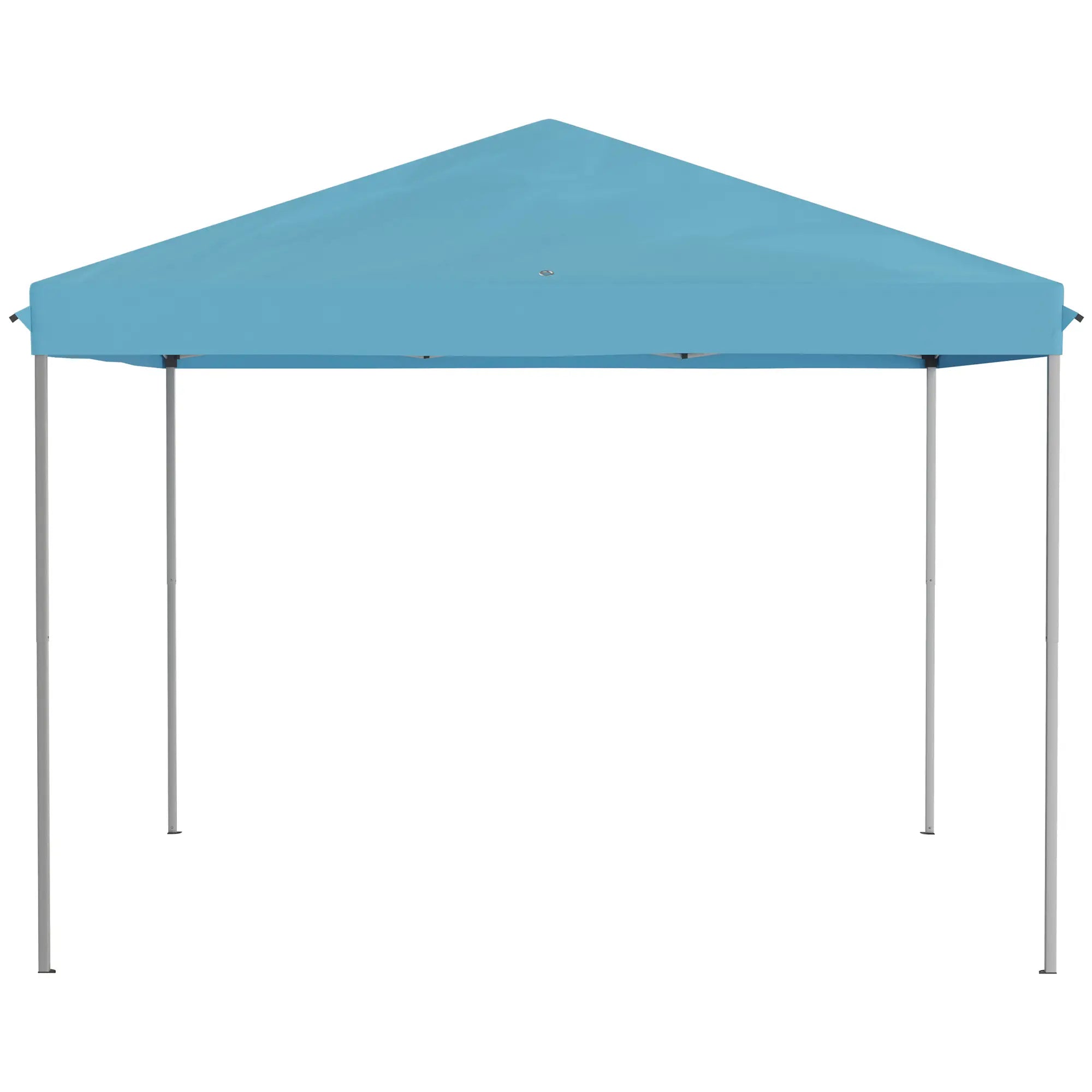 10' x 10' Pop Up Canopy Tent, Removable Mesh Sidewalls, Carry Bag, Light Blue Pop Up Canopies at Gallery Canada