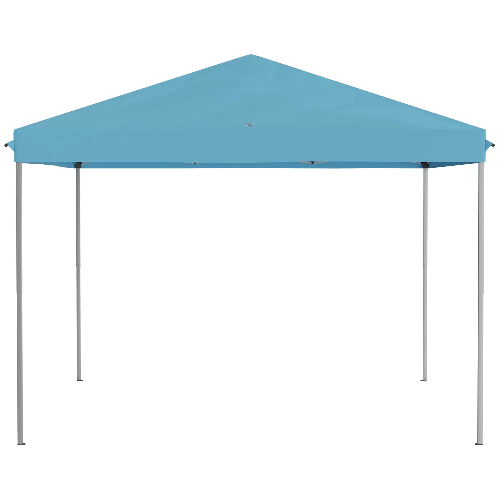 10' x 10' Pop Up Canopy Tent, Removable Mesh Sidewalls, Carry Bag, Light Blue Pop Up Canopies at Gallery Canada