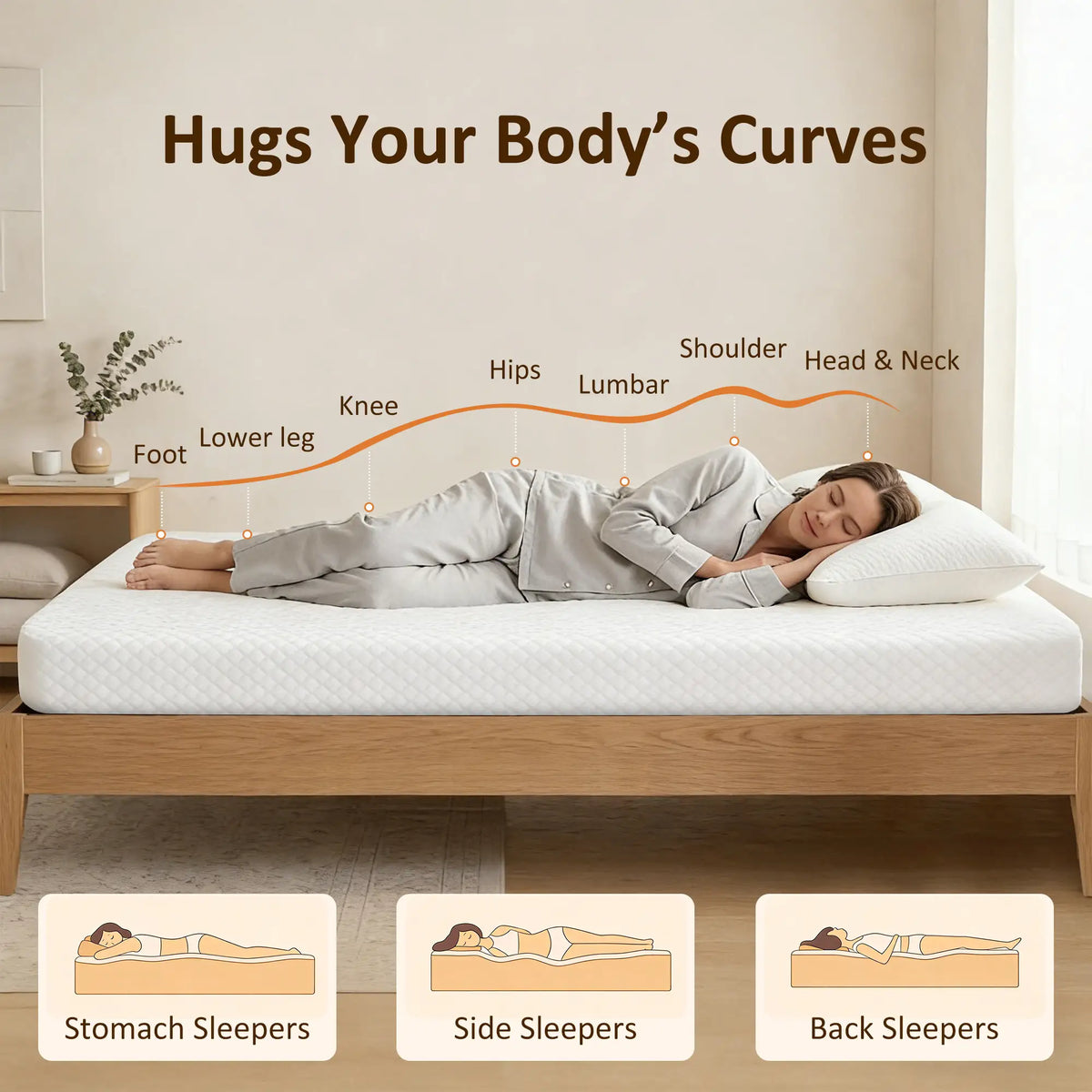 Twin 6 Inch Memory Foam Mattress, Medium Firm, CertiPUR-US