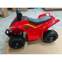 6V Kids ATV Quad, Button Control, 45Mins Runtime, Red