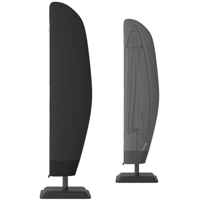 87-Inch Patio Umbrella Cover, 10ft to 13ft, Black Umbrella Covers at Gallery Canada