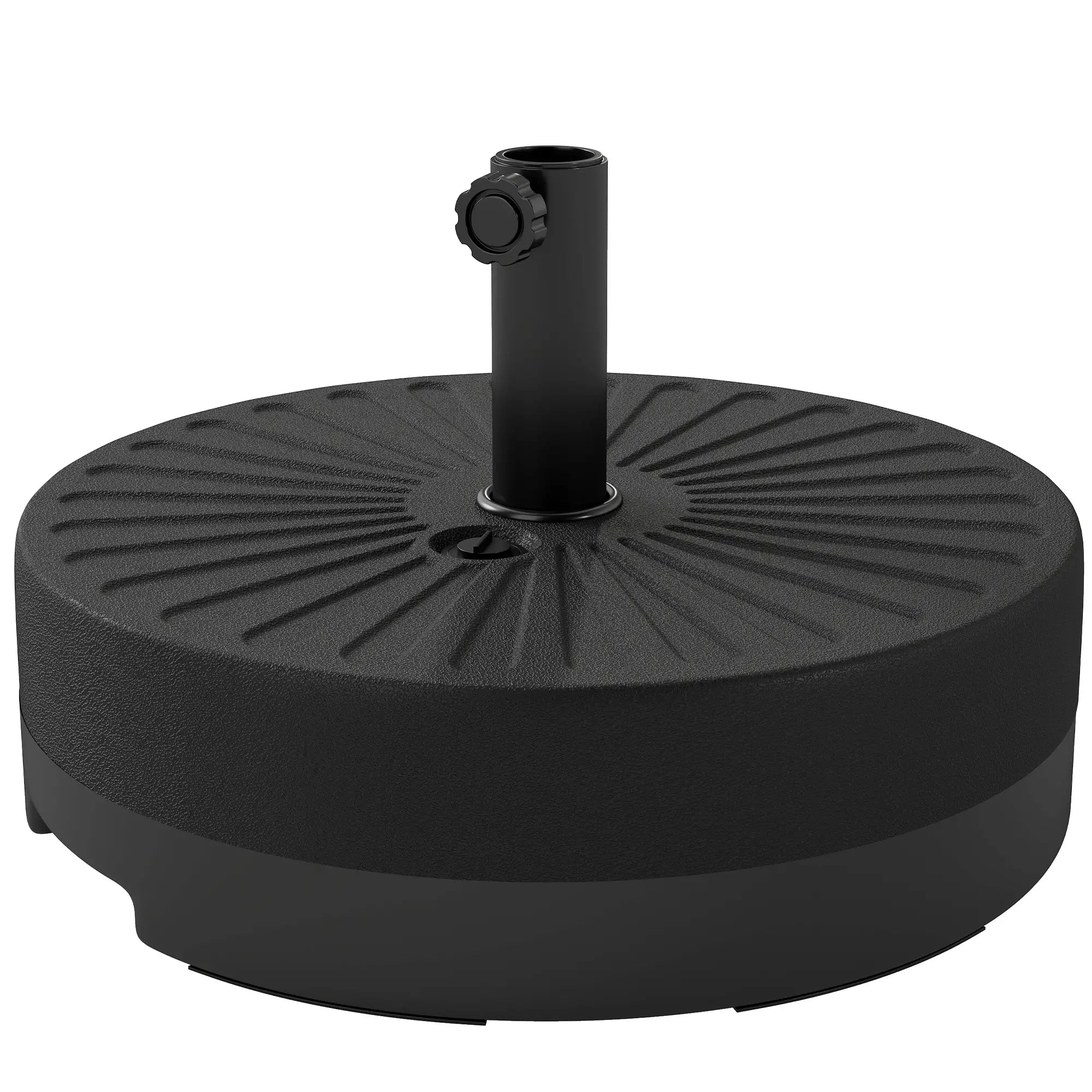 Fillable Umbrella Base, 20 Inch, Water Sand Filled Stand, Fit 1.5