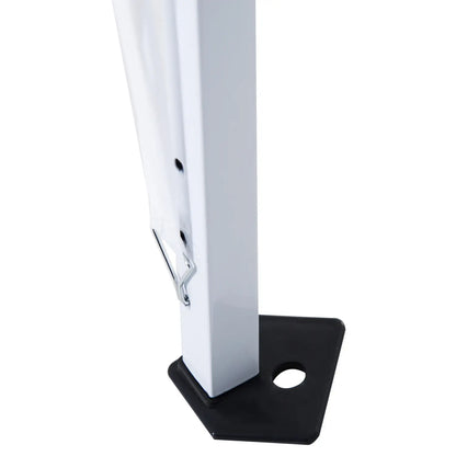 8' x 8' Pop Up Canopy, Outdoor Foldable Tent, Portable with Bag, White Pop Up Canopies at Gallery Canada