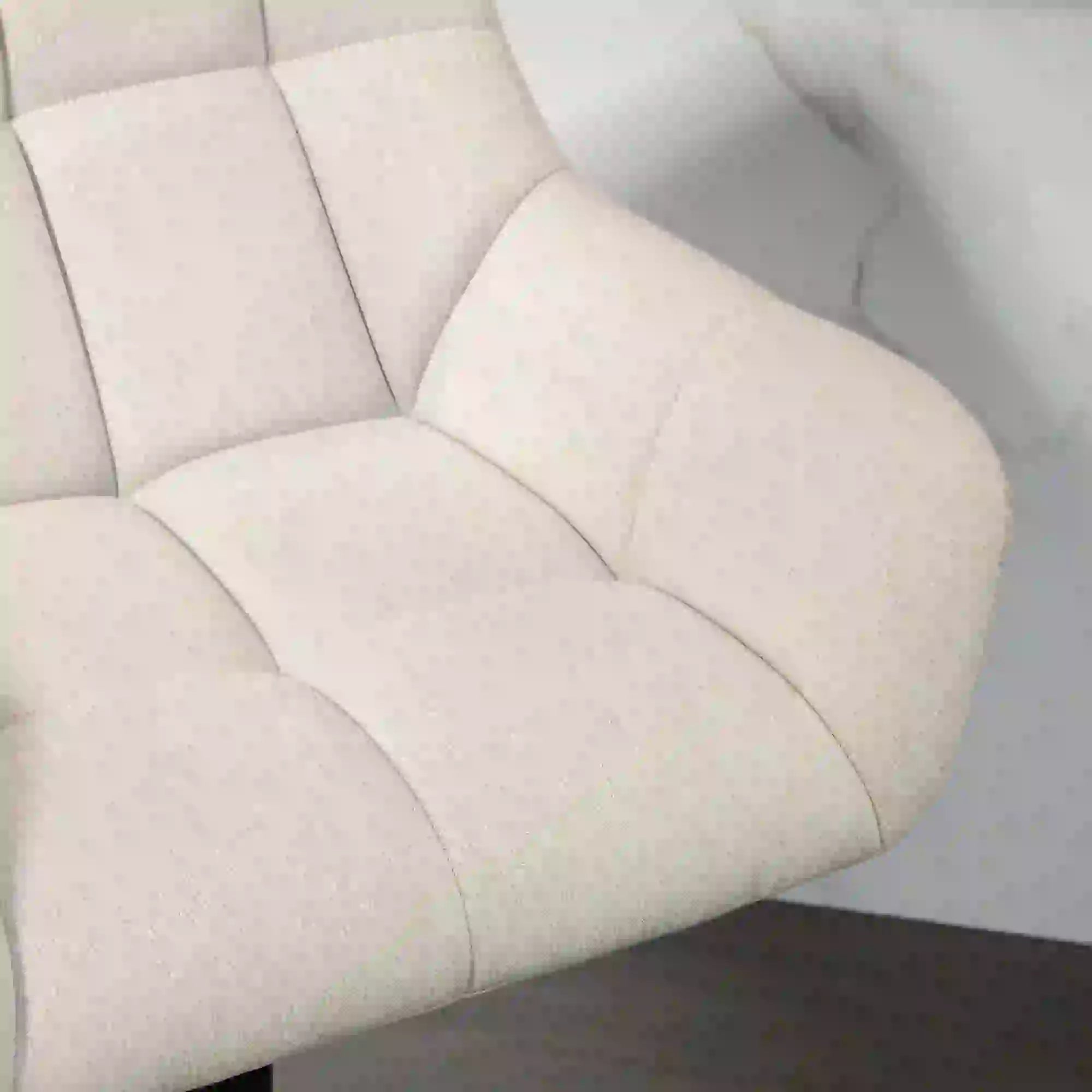 Swivel Barstools Set of 2, Adjustable Height, PU Leather, Cream White Bar Stools at Gallery Canada