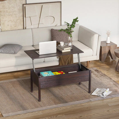 39" Lift Top Coffee Table, Hidden Storage, Living Room Center Table Coffee Tables at Gallery Canada