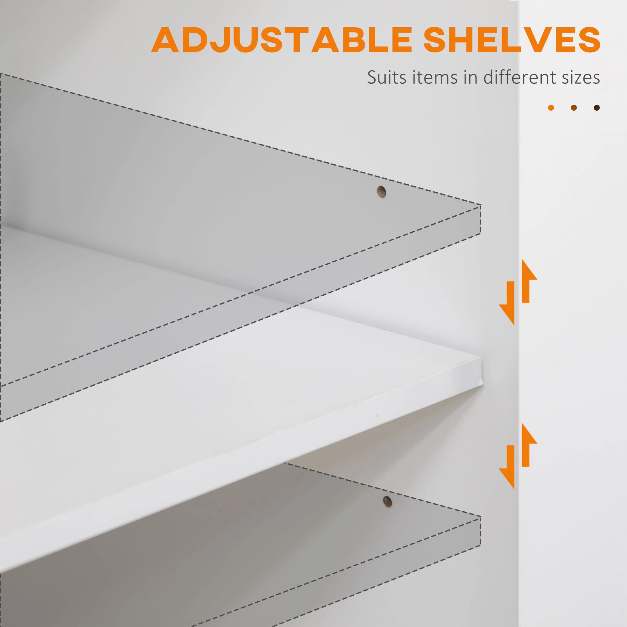 Kitchen Island with Storage, Adjustable Shelf, Drawer, Spice Rack, White Kitchen Islands & Kitchen Carts at Gallery Canada