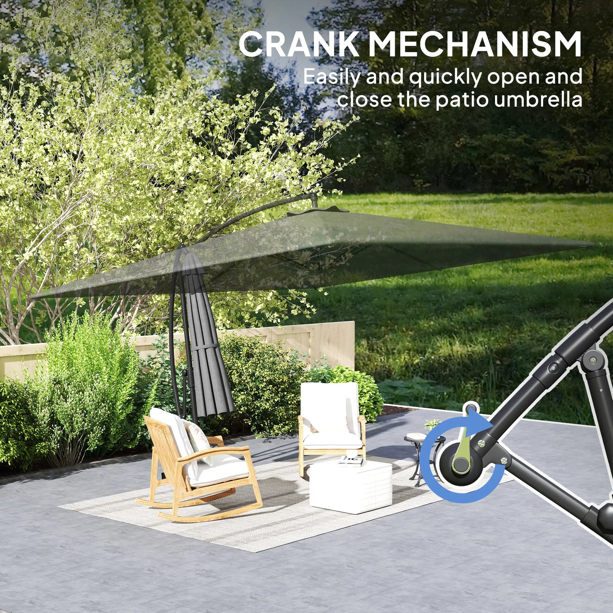 Rectangular Cantilever Parasol 111