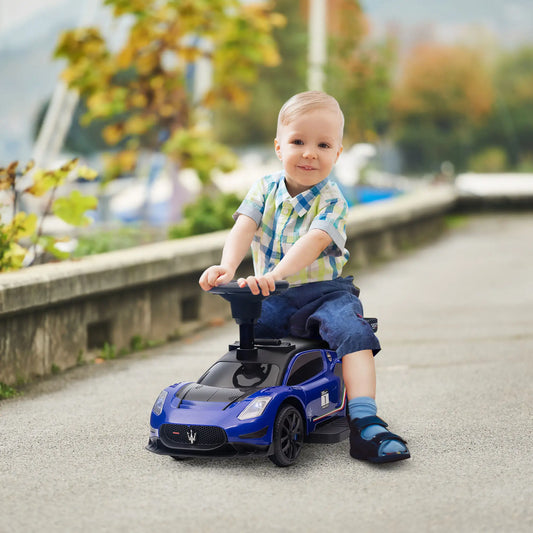 6V Maserati GT2 Electric Car for Kids, Blue Electric Toy Cars Blue at Gallery Canada