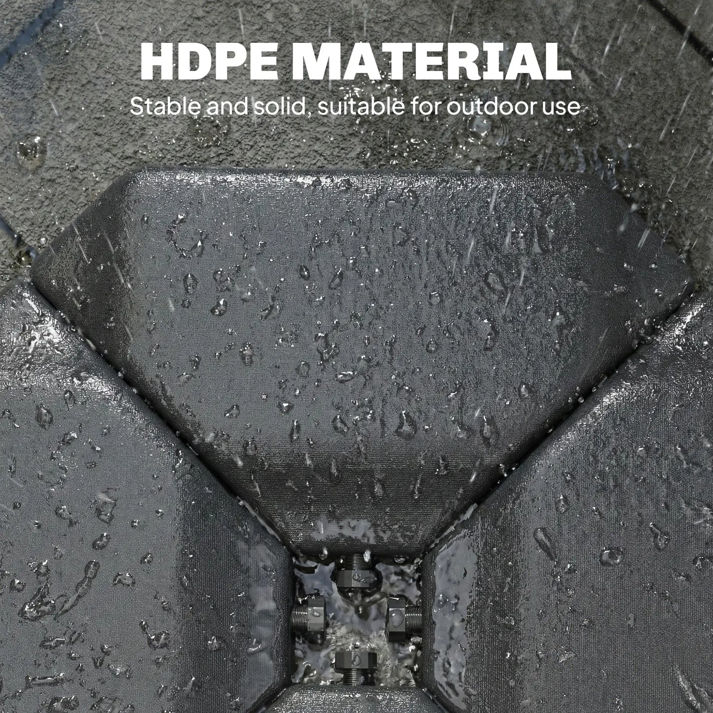 Cantilever Umbrella Base Weights, 4PCs, HDPE Water Or Sand Filled Umbrella Bases at Gallery Canada