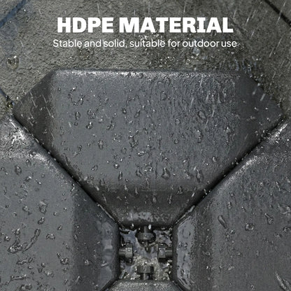 Cantilever Umbrella Base Weights, 4PCs, HDPE Water Or Sand Filled Umbrella Bases at Gallery Canada
