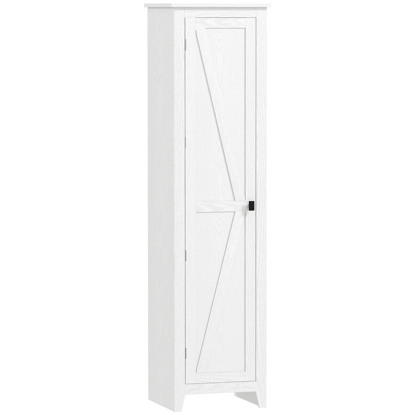 67 Farmhouse Kitchen Pantry Cabinet, Adjustable Shelves, White Kitchen Pantry Cabinets at Gallery Canada