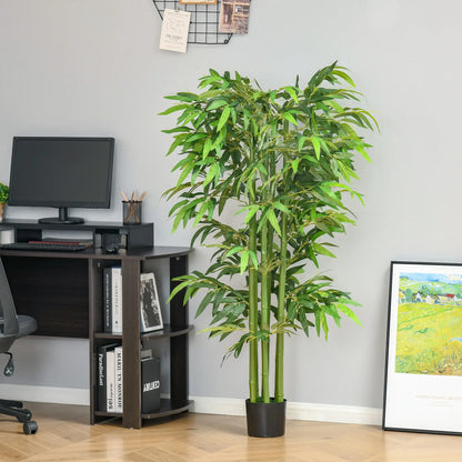 5.3ft Artificial Bamboo Tree with Pot, Indoor Decor for Home, Office Artificial Trees at Gallery Canada
