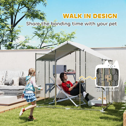 79" Extra Large Metal Outdoor Catio, Waterproof Cover, Resting Box, 4 Platforms Outdoor Cat Enclosures at Gallery Canada