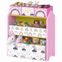 3-Tier Kids Storage Organizer, 6 Bins, Pink Baby & Kids Storage Multi Colour at Gallery Canada